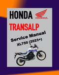 HONDA TRANSALP XL750 2023+ Full Manual Set – Repair & Maintenance Manual and Spare Parts Catalog and User Handbook