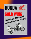 HONDA GOLD WING GL1800 2018+ Full Manual Set – Repair & Maintenance Manual and User Handbook