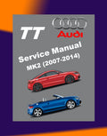 Audi TT MK2 2007-2014 Full Manual Set – FACTORY WORKSHOP REPAIR SERVICE MANUAL