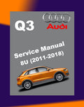 AUDI Q3 8U 2011-2018 Full Manual Set – Repair & Maintenance Manual