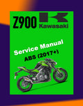 KAWASAKI Z900 ABS 2017+ Full Manual Set – Repair & Maintenance Manual and Spare Parts Catalog and User Handbook
