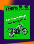 KAWASAKI VERSYS-X KLE300 ABS 2017-2022 Full Manual Set – Repair & Maintenance Manual and Spare Parts Catalog and User Handbook