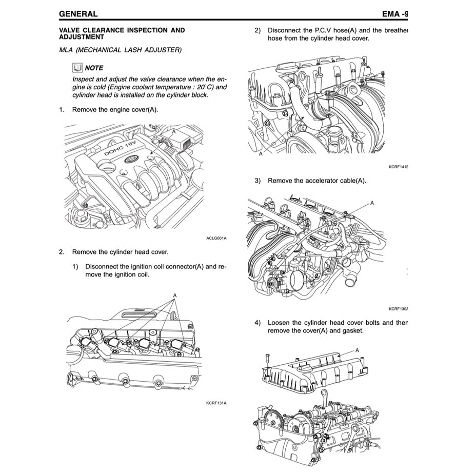 NAZA CITRA II / KIA RONDO 2007-2013 Full Manual Set – Repair & Maintenance Manual