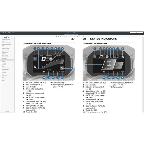BMW S1000RR K67 2019-2022 Full Manual Set – Repair & Maintenance Manual and User Handbook