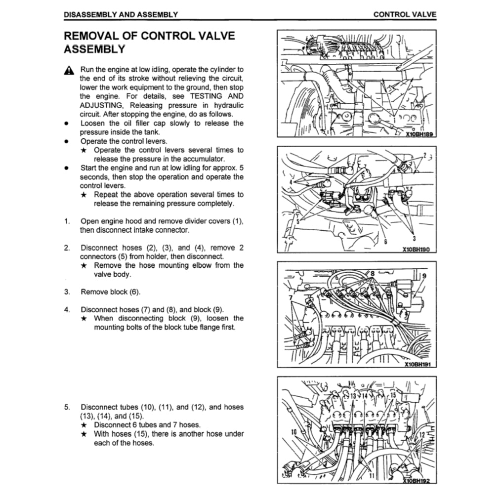 KOMATSU PC200/210/220/25 LC-6-7-8 Workshop Repair Manual