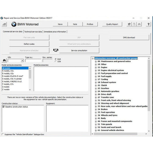 BMW MOTORRAD RSD 09-2017 UPDATE Full Manual Set – ELECTRONIC Repair & Maintenance Manual - WORKSHOP SPECIAL
