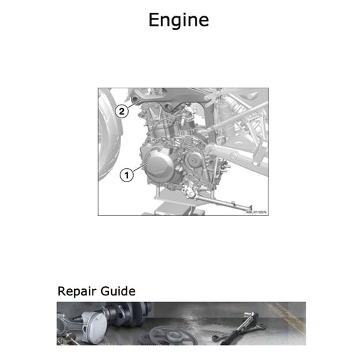 BMW F750GS K80 2018-2023 Full Manual Set – Repair & Maintenance Manual and RIDER'S MANUAL